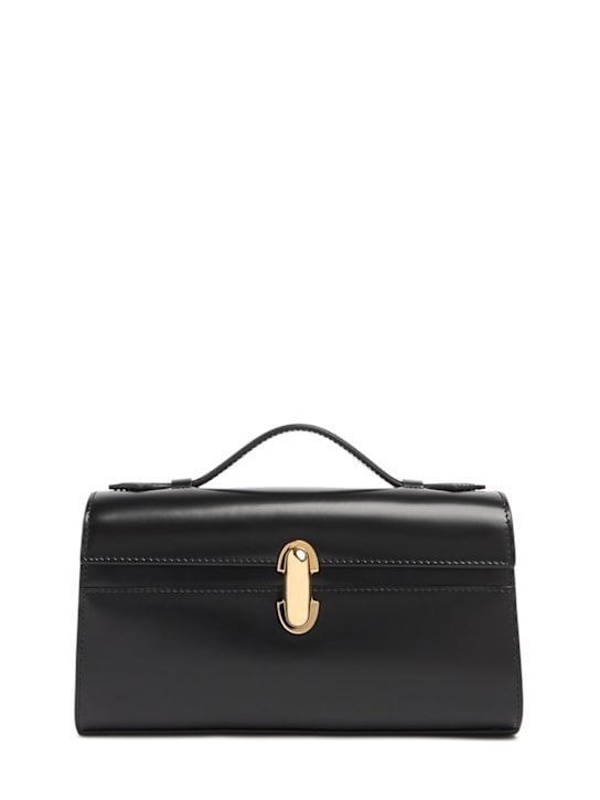 Luisaviaroma Pochette Symmetry in pelle spazzolata