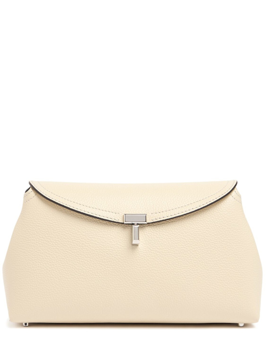 Luisaviaroma Pochette T-Lock in pelle martellata