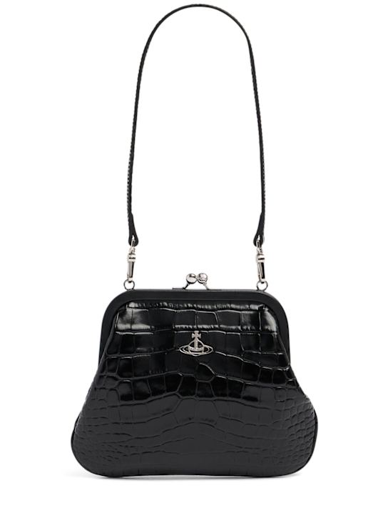 Luisaviaroma Pochette Vivienne in pelle goffrata