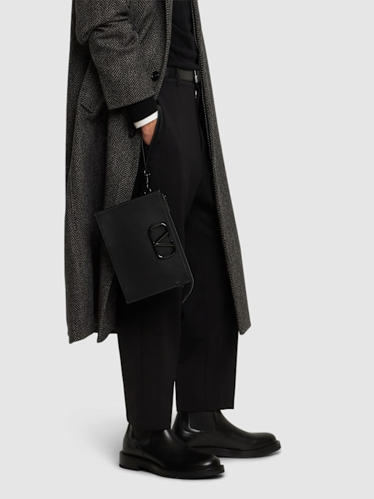 Luisaviaroma Pochette Vlogo In Pelle