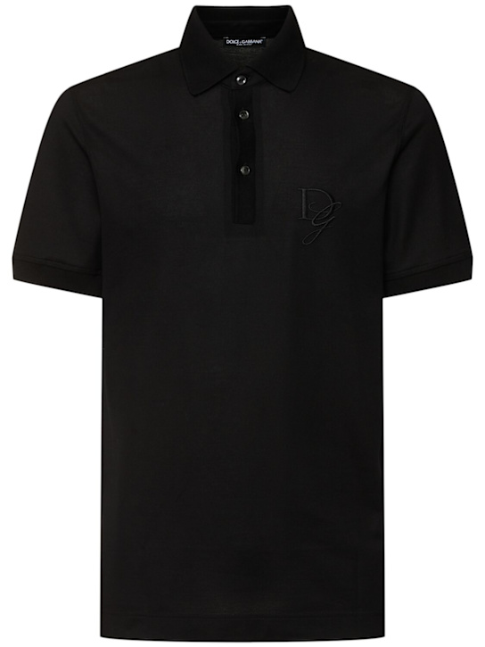 Luisaviaroma Polo in cotone con logo ricamato