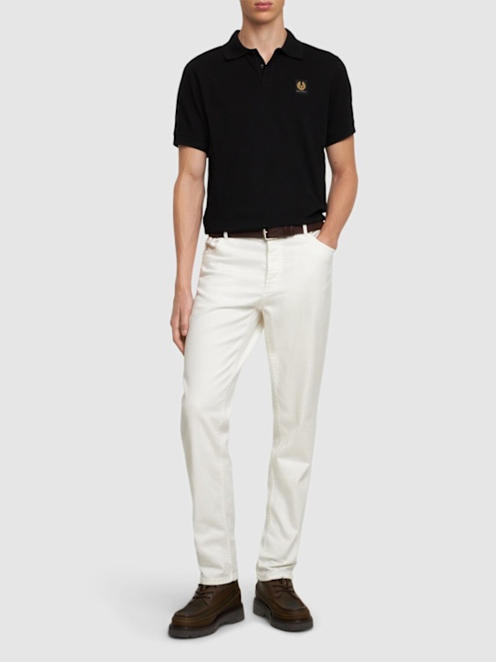 Luisaviaroma Polo In Cotone Piqué Con Logo