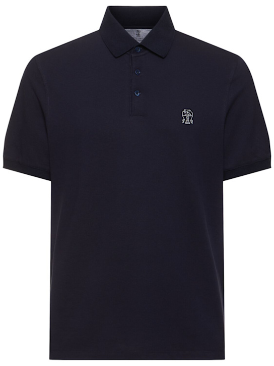 Luisaviaroma Polo in cotone piquet con logo