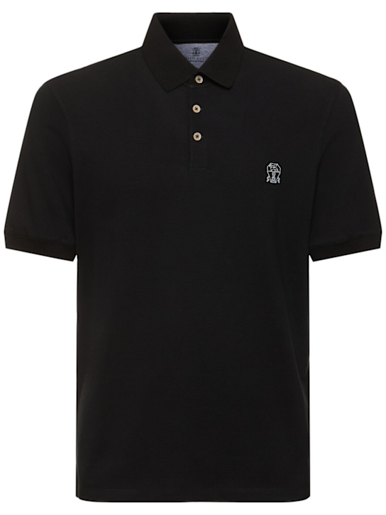 Luisaviaroma Polo in cotone piquet con logo