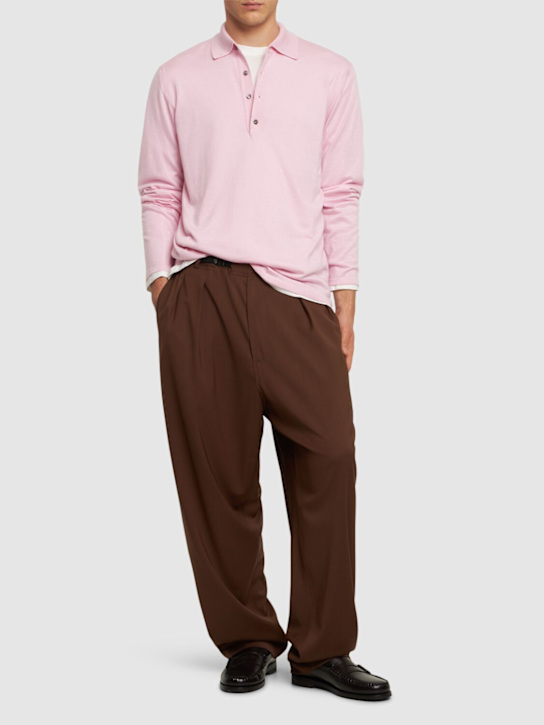 Luisaviaroma Polo In Lana E Seta