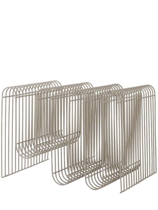 Luisaviaroma Porta riviste Curva in ferro