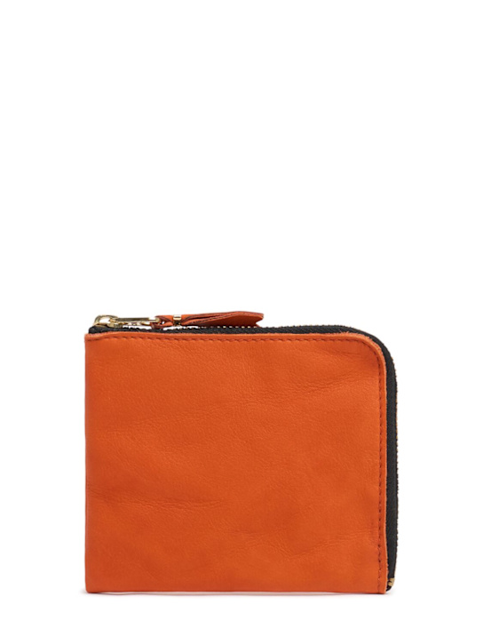Luisaviaroma Portafoglio con zip in pelle washed