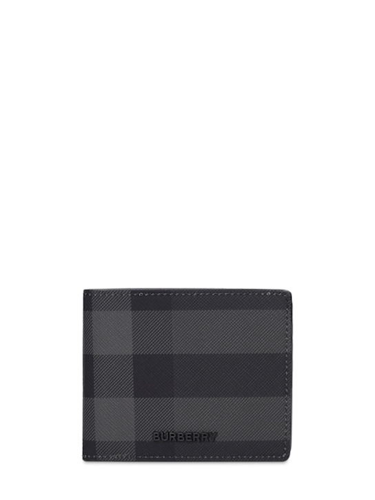 Luisaviaroma Portafoglio in pelle con stampa check