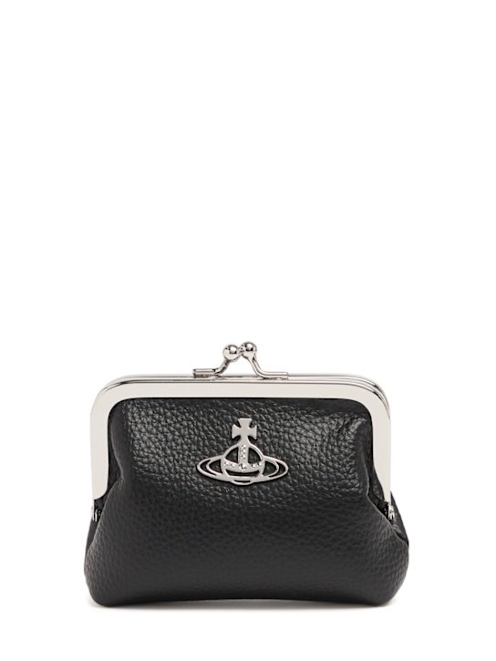 Luisaviaroma Portamonete mini in pelle martellata
