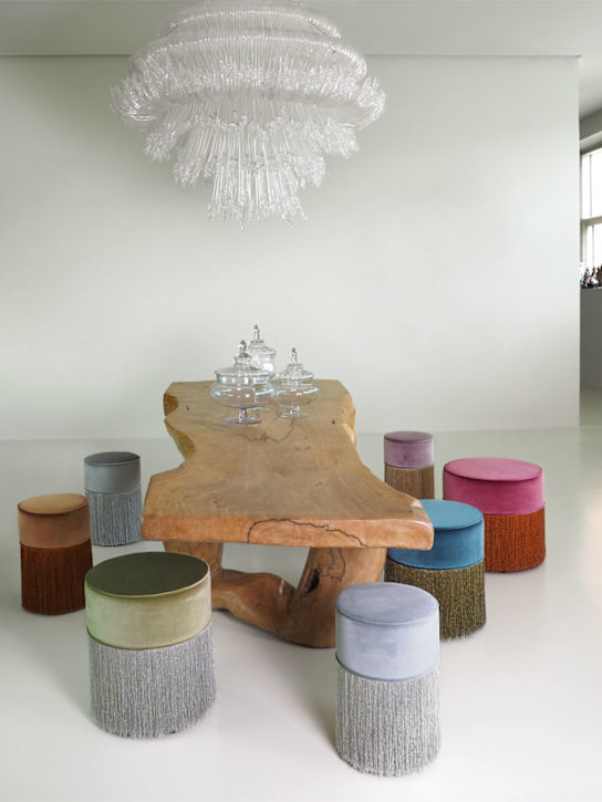 Luisaviaroma Pouf Couture A Tinta Unita