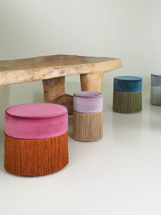 Luisaviaroma Pouf Couture A Tinta Unita