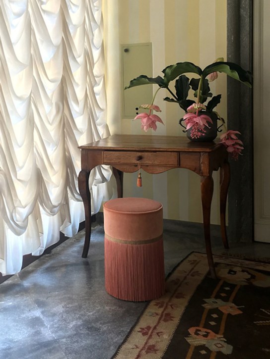 Luisaviaroma Pouf Couture A Tinta Unita