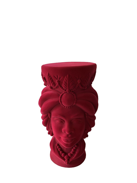 Luisaviaroma Pouf La Mora effetto velluto