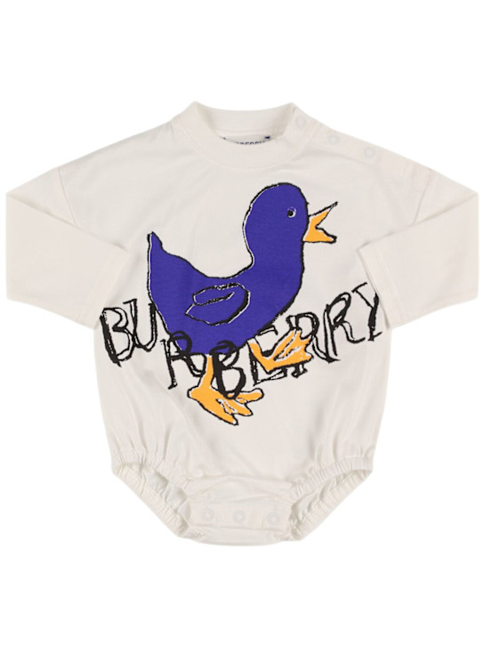 Luisaviaroma Printed cotton jersey romper