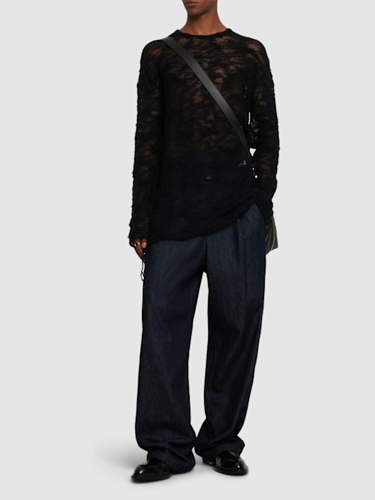 Luisaviaroma Pullover Arlecchino In Misto Mohair