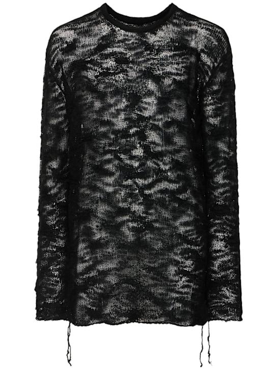 Luisaviaroma Pullover Arlecchino in misto mohair