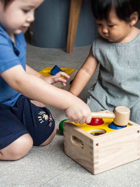Luisaviaroma Punch & Drop Wooden Toy