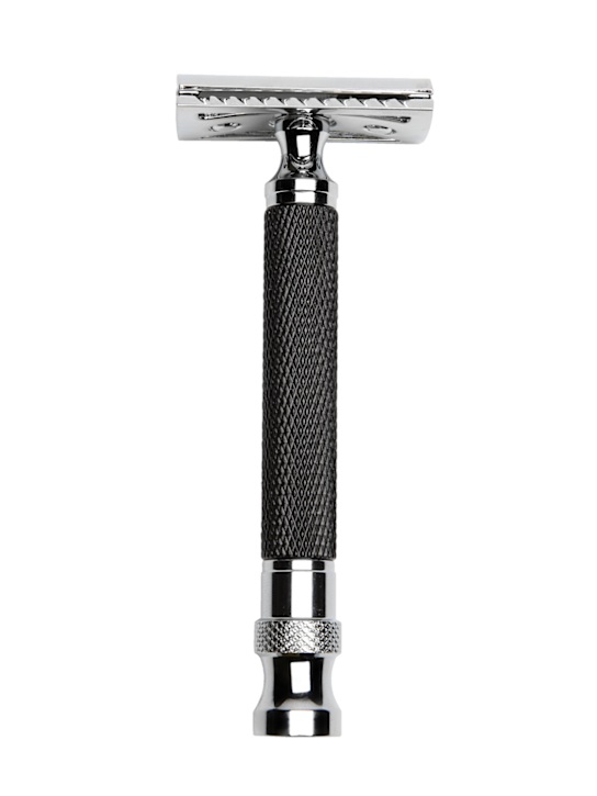 Luisaviaroma Rasoio in metallo argento e nero