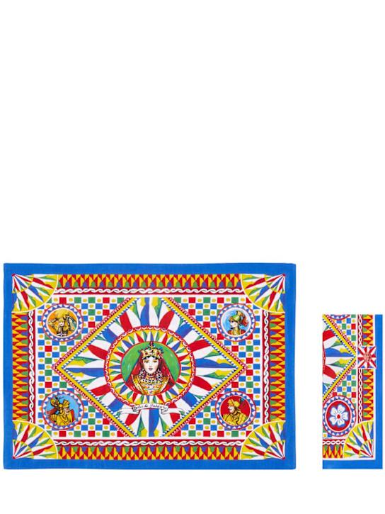 Luisaviaroma Regina Carretto placemat & napkin set