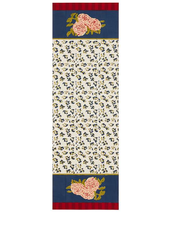 Luisaviaroma Runner Dark Blue Leopard Stripes