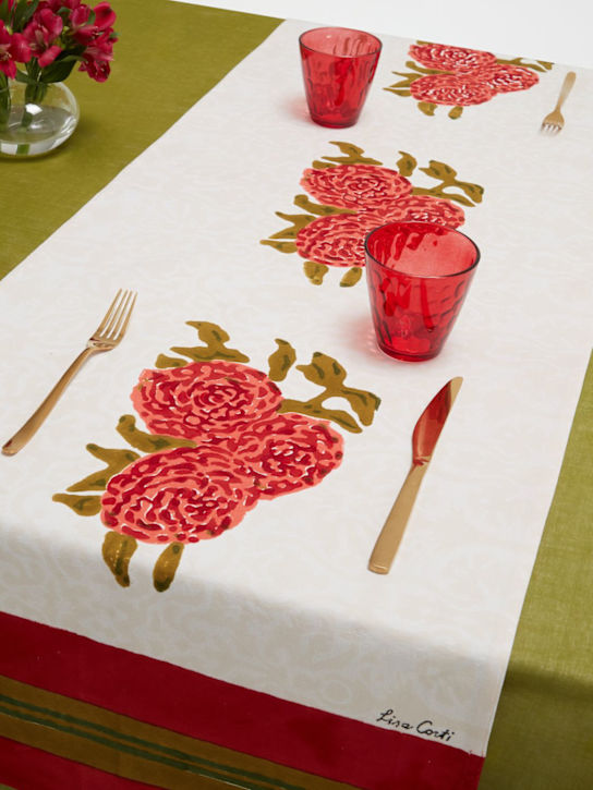 Luisaviaroma Runner Leopard Bouquet Red