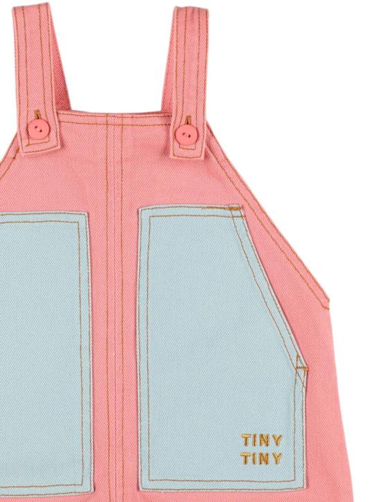 Luisaviaroma Salopette In Denim Di Cotone Stampato