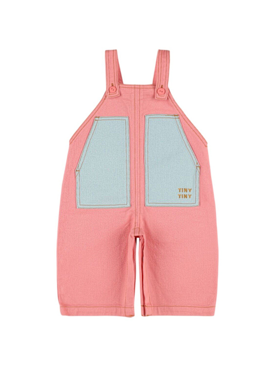 Luisaviaroma Salopette in denim di cotone stampato