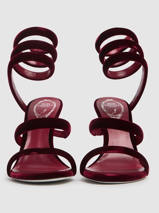 Luisaviaroma Sandali Cleo In Velluto 105mm