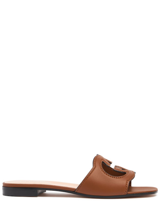 Luisaviaroma Sandali in pelle con GG 20mm