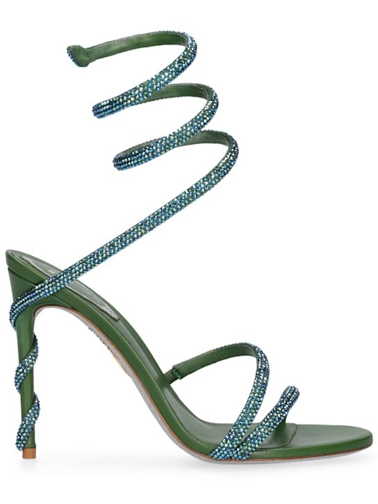 Luisaviaroma Sandali in raso con cristali 105mm