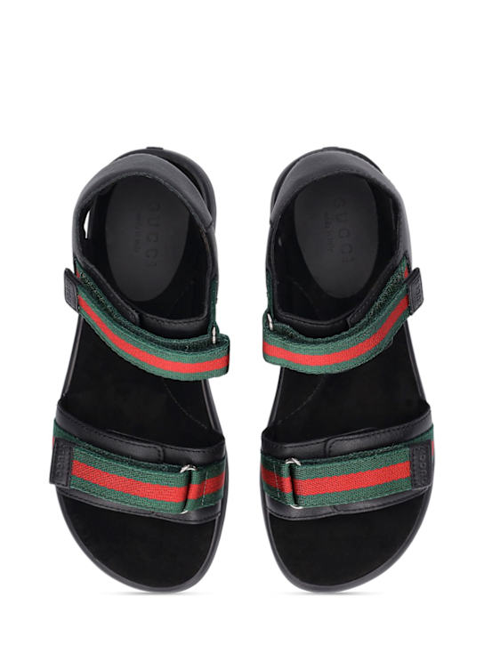 Luisaviaroma Sandali In Web E Pelle