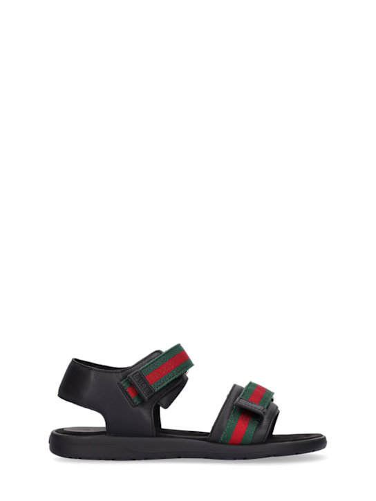 Luisaviaroma Sandali in Web e pelle
