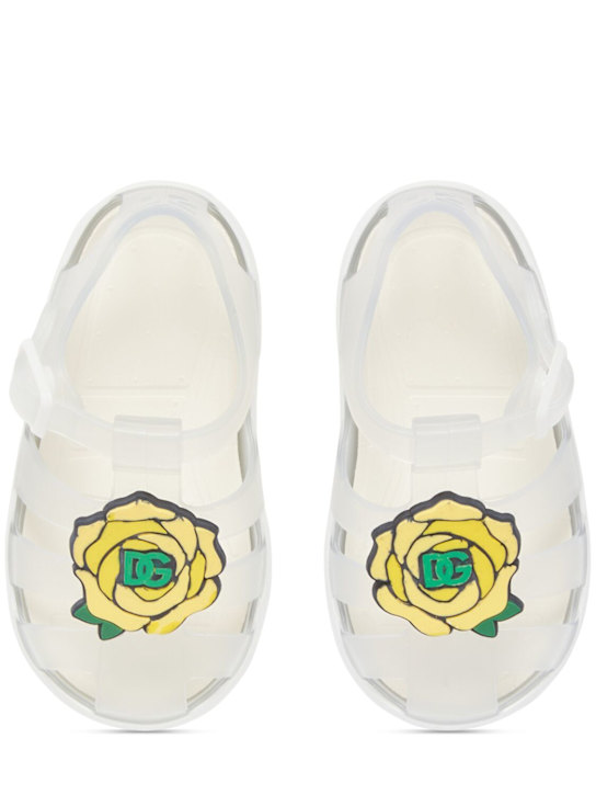 Luisaviaroma Sandali Jelly Con Logo