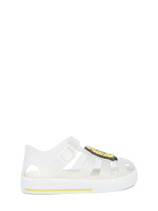 Luisaviaroma Sandali jelly con logo
