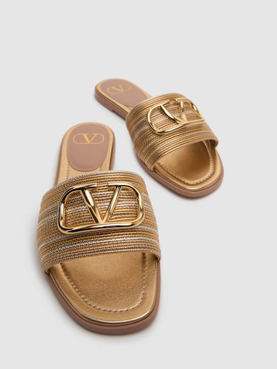 Luisaviaroma Sandali Vlogo In Cotone E Pelle 5mm