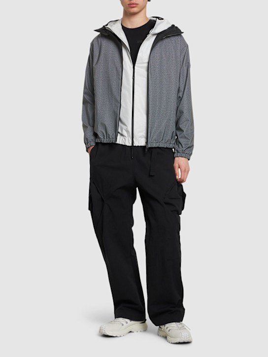 Luisaviaroma Sautron Fishnet Print Tech Jacket
