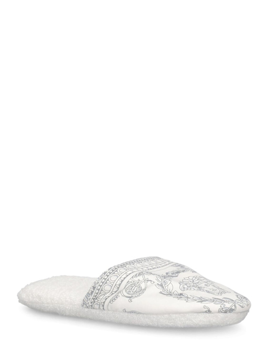Luisaviaroma Scarpe Da Casa In Cotone Barocco & Robe