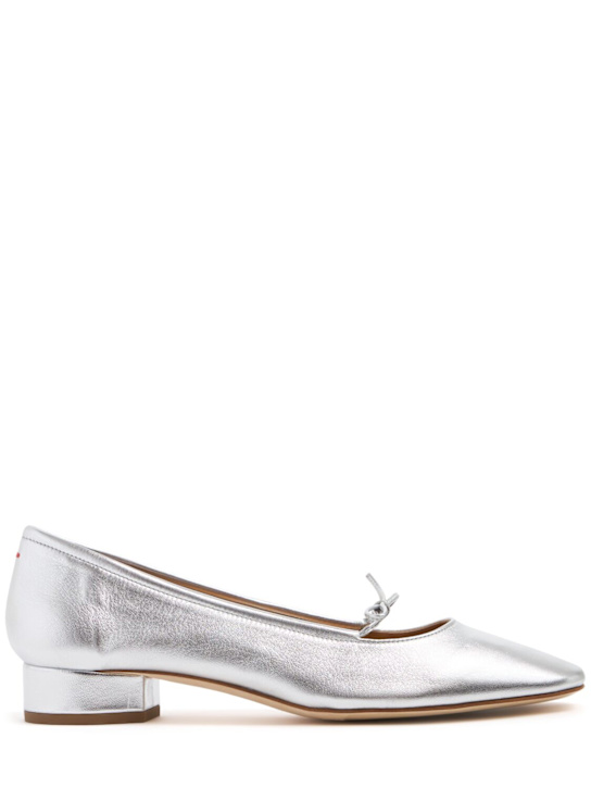 Luisaviaroma Scarpe Darya in pelle lamé 25mm