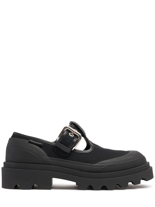 Luisaviaroma Scarpe Mary Jane Trek in pelle 70mm