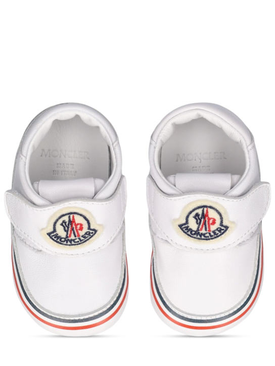 Luisaviaroma Scarpe Neonato In Pelle Con Logo