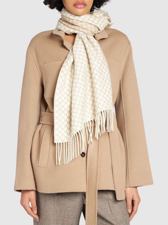 Luisaviaroma Sciarpa Arsenio In Lana Monogram