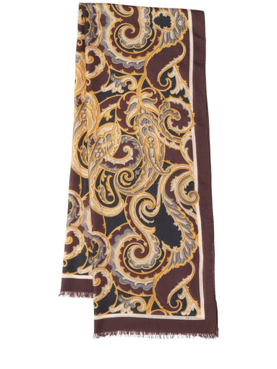 Luisaviaroma Sciarpa Boheme in misto lana stampata