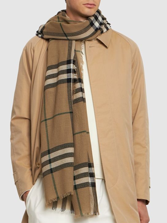 Luisaviaroma Sciarpa Giant Check In Lana
