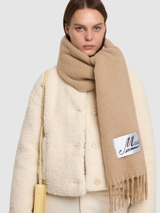 Luisaviaroma Sciarpa In Alpaca Pettinato
