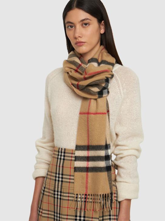 Luisaviaroma SCIARPA IN CASHMERE CHECK GIANT