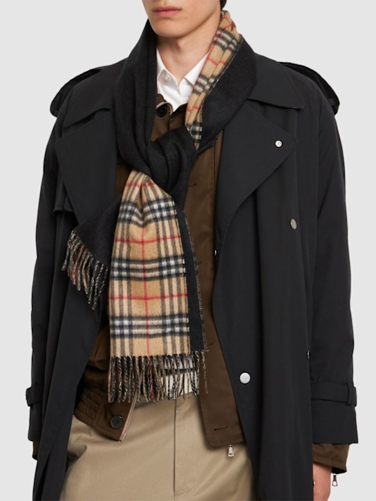 Luisaviaroma Sciarpa In Cashmere Con Quadri