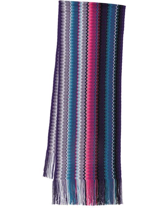 Luisaviaroma Sciarpa in lana con frange