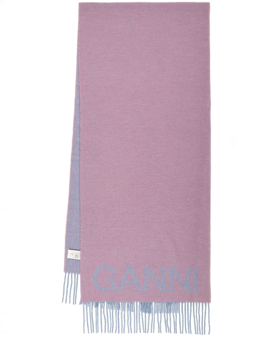 Luisaviaroma Sciarpa in lana riciclata con frange