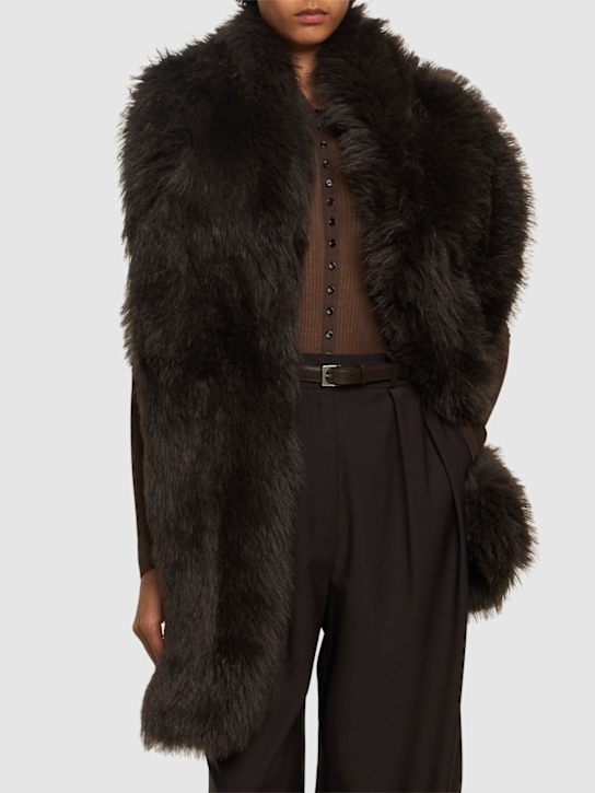 Luisaviaroma Sciarpa In Materiale Peluche