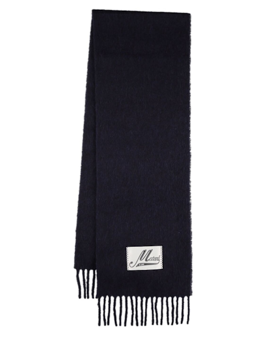 Luisaviaroma Sciarpa in misto alpaca con logo
